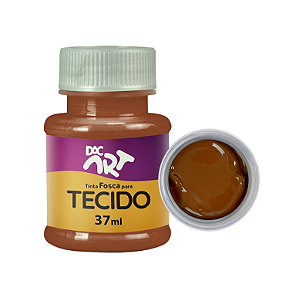 Tinta para tecido 37ml marrom - DAC