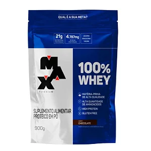 MAX Titanium 100% Whey Protein - Sabor Chocolate