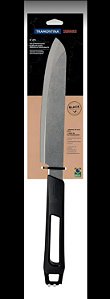 FACA TRINCHANTE INOX 8 PRETA TRAMONTINA
