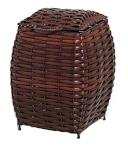 CESTO ROUPA ESCURO 20X36X20CM