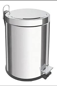 Lixeira Tramontina Inox 3L C/ Pedal–Balde Interno Removível