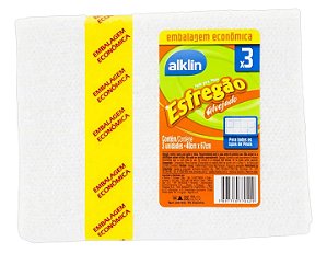 PANO DE CHAO 40 X 67 ESFREGAO KIT 3 PCS