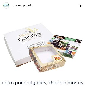 Caixa para salgados doces e massa - Guarulhos