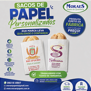Saquinhos para pães personalizados Guarulhos
