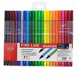 Jogo Canetinhas Fine Line 24 Cores