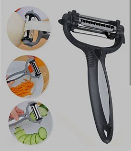 🥕 Descascador de Legumes Lyor com 3 Lâminas