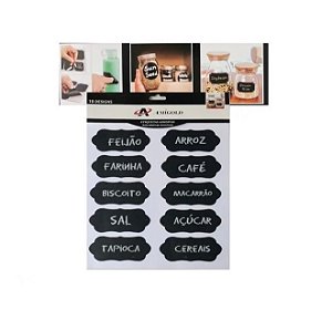 Etiquetas Adesivas Removíveis – Pacote com 10 Unidades