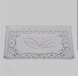 Travessa de Cristal Janine 29,5cm x 19,5cm – Lyor