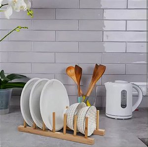 Suporte Multiuso de Bambu FWB – 28x2,5x9,5cm