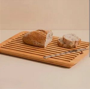 Tábua para Pães Ecokitchen em Bambu – 36x24x2cm | 1 Unidade