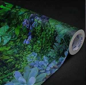ADESIVO VINILICO JARDIM TROPICAL 0,16X1,22