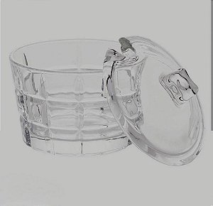 AÇUCAREIRO DE CRISTAL DE CHUMBO TRESS 10X10CM
