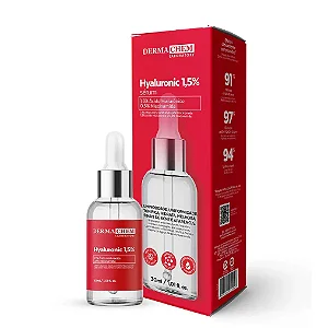 Sérum Facial Hyaluronic 1,5% Dermachem – Hidratação Intensa, Preenche Linhas e Pele Radiante 30ml