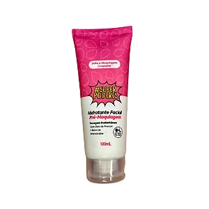Hidratante Facial Pré-Maquiagem Super Poderes 100ml Pele Macia, Hidratação e Make de Longa Duração