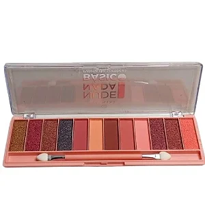 Paleta de Sombras Jasmyne Nude – Nada Básico | Tons Neutros com Alta Pigmentação