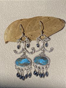 Brincos Vintage Turquesa