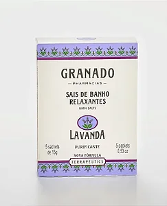 Sais de Banho Granado Lavanda 5 x 15g