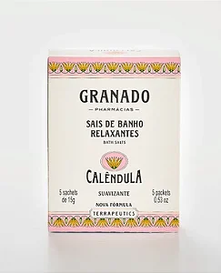Sais de Banho Granado Calêndula 5 x 15g