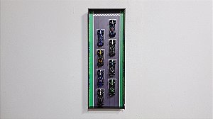 Quadro Hot Wheels F1 Grid Interlagos - 8 Minis