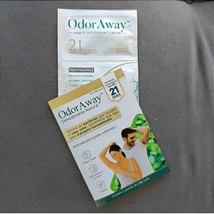 Odor away desodorante natural vegano sem alumínio, duração até 21 dias com uma aplicação apenas não mancha - antialérgico