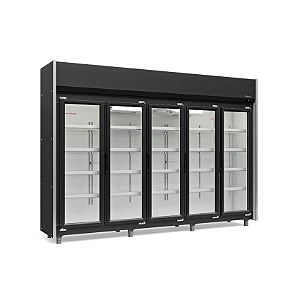 EXPOSITOR VERTICAL 05 PORTAS GEAS5 PR 220V GELOPAR