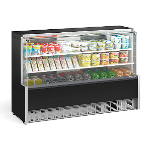 VITRINE REFRIGERADA AURORA 1,72M GPDA-175R/PR 2PL 127V GELOPAR
