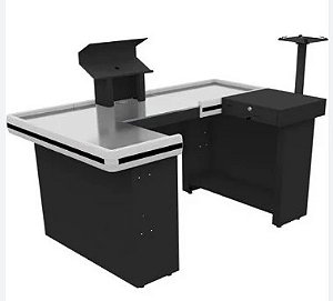 CHECK OUT FLEX 2,00X1,00X0,90 PRT P/BALANCA PRETO AMAPA