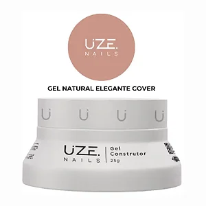 Gel Construtor Natural 25g - Uze Nails ELEGANTE COVER