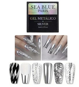 Gel Painting Metálico Prata