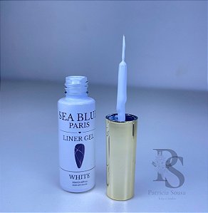 Liner Gel Sea Blue Branco