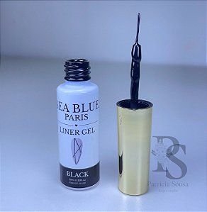 Liner gel Preto Sea Blue