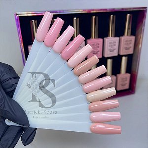 Kit Esmalte Helen color Nude essencial