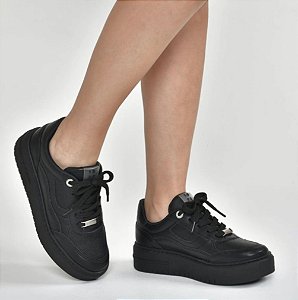 Tenis Via Marte 239-002-07 Preto/ Preto