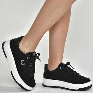 Tenis Via Marte 126-014-09 Preto/Preto