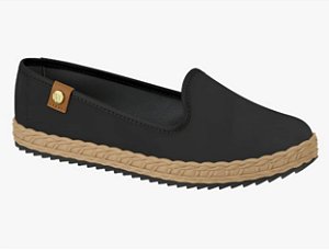 Sapatilha Moleca 5696.304 Camurca flex - Preto