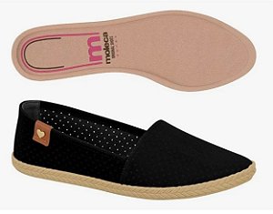 Sapatilha Moleca 5287.210 Lona Sider- Preto 01