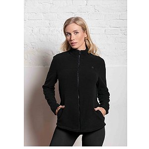 Jaqueta Fleece Fem. Preto 230RY
