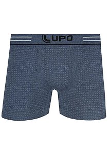 Cueca Lupo 733-017 Boxer sem Costura Azul