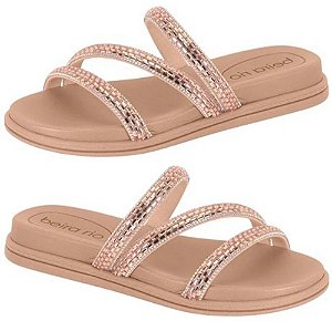 Sandália Beira Rio 8488.108 Aurora Boreal-Ouro Rosado