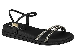 Sandália Beira Rio 8488.113 Grafite/Aurora Boreal