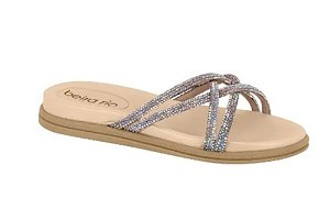Sandália Beira Rio 8488.116 Cristal-Silver