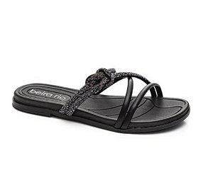 Sandália Beira Rio 8507.112 Aurora Boreal/Preto