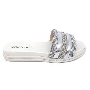 Sandália Beira Rio 8528.103 Aurora Boreal/Branco off