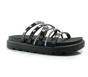 Sandalia VIzzano 6510.112 Preto Cristal