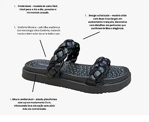 Sandalia Modare 7178.118 Preto