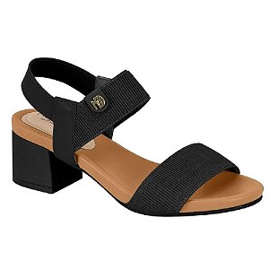Sandalia Modare 7187.100 Preto Camel