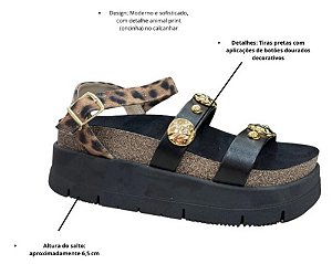 Sandalia Moleca 5513.104 Camurça Onça Lisboa Camel