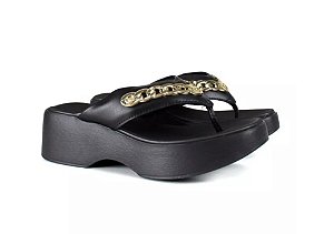 Sandalia Moleca 5503.117 Strech Preto