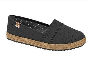 Sapatilha Moleca 5696.300 nobuck pele Preto