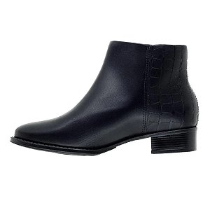 Bota Beira Rio 9045.231 Napa Berlim Croco / Preto 01